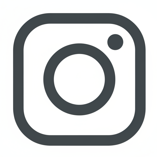 VECTOR DE INSTAGRAM GRIS OSCURO CON FONDO BLANCO